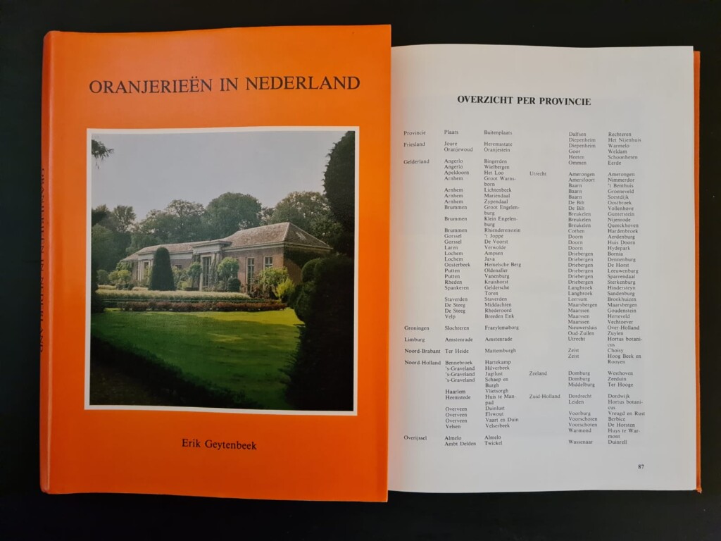 Voorlopige lijst Oranjerieën in Nederland